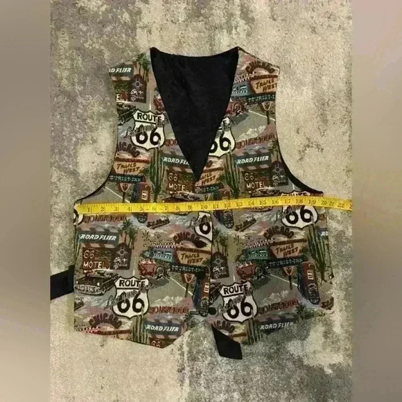 Women’s Vintage Route 66 Vest - Picture 3 of 4